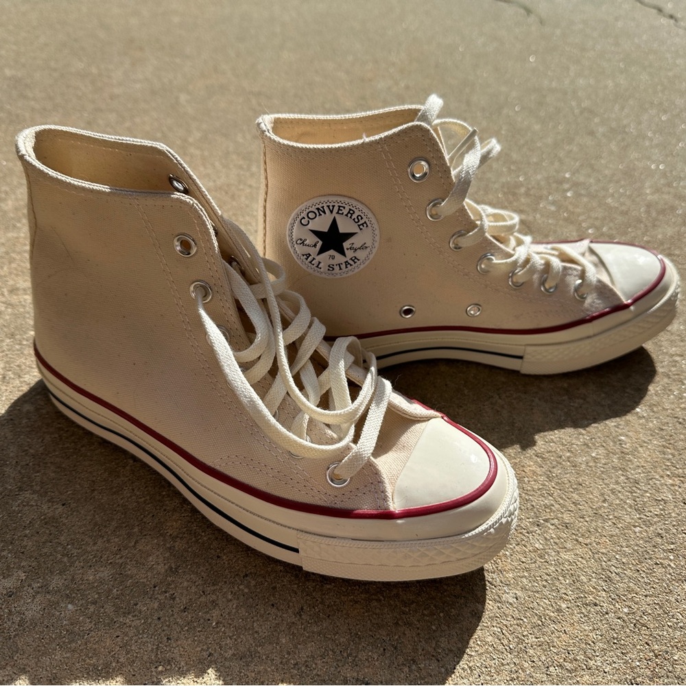 Converse Parchment High-Top Sneakers